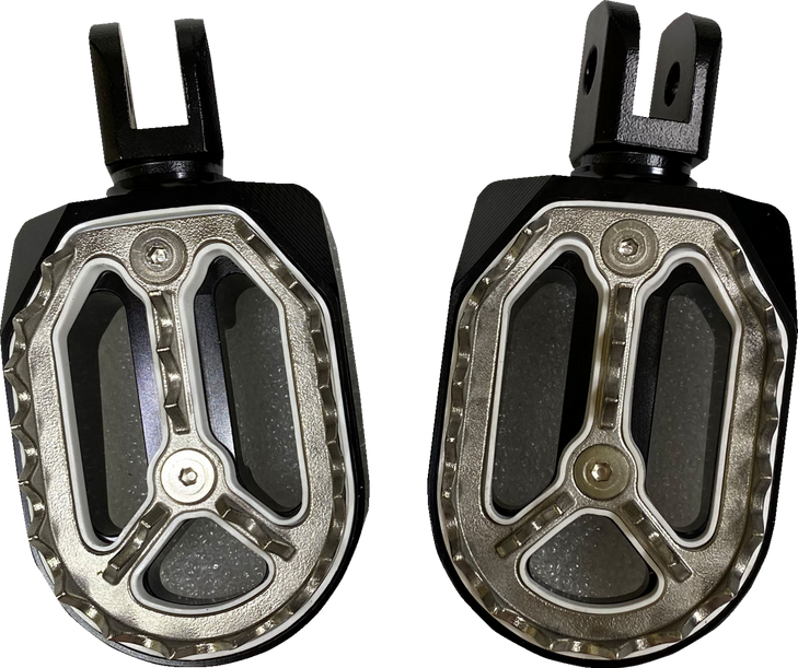 Drag Specialties Qualifier Foot Pegs - Black - Driver