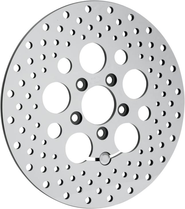 Drag Specialties Drilled Brake Rotor - Rear - 11.8" - Touring
