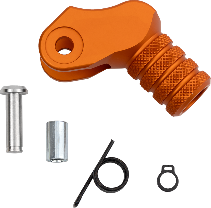 Knurled Shift Lever Tip - 20 Mm - Orange 81-0000-10-40