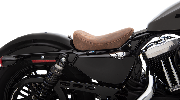 Drag Specialties Bobber Solo Seat - Brown - Distressed - Xl '10-'22
