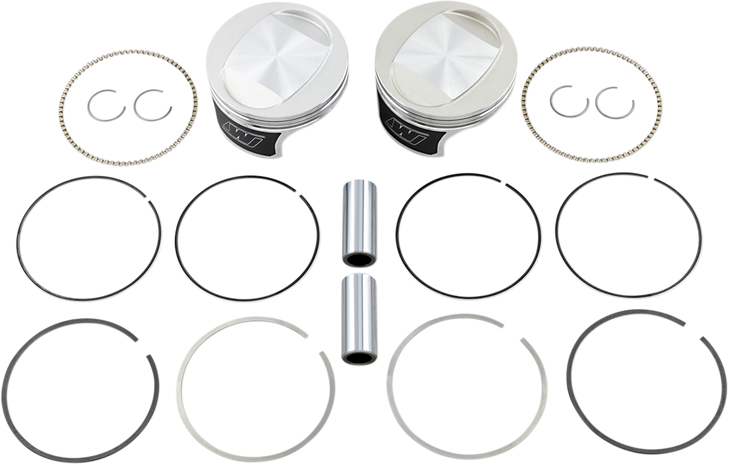 Wiseco Tracker Series Piston Kit - 3.895" - 88 Cubic Inch Bored To 95 Cubic Inch - +0.020" - Twin Cam K0207P2