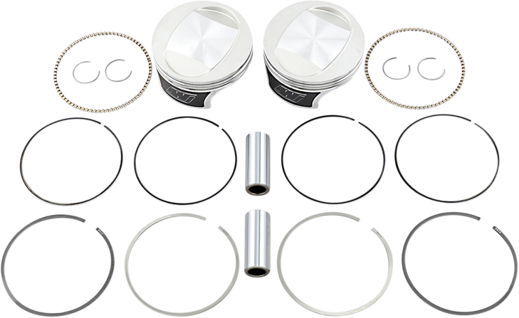 Wiseco Tracker Series Piston Kit - 3.895" - 96 Cubic Inch Bored To 103 Cubic Inch - +0.020" - Twin Cam K0210P2