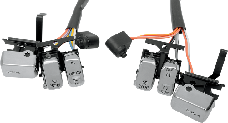 Drag Specialties Handlebar Switch Kit - Chrome