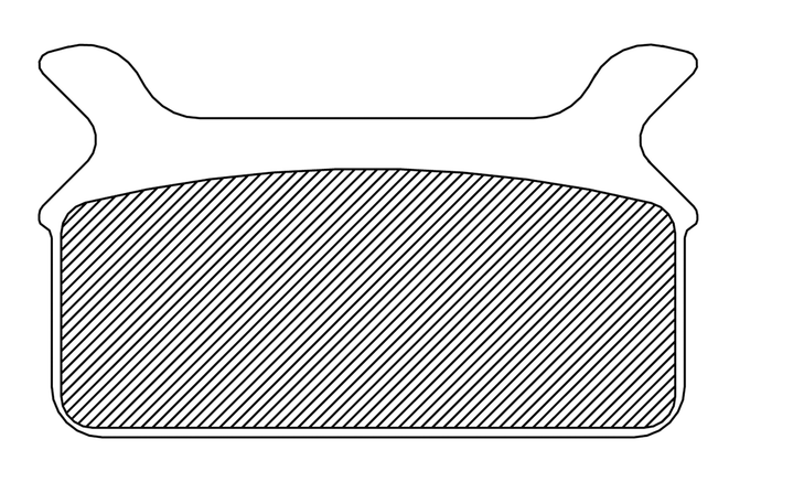 Drag Specialties Organic Brake Pads - Touring