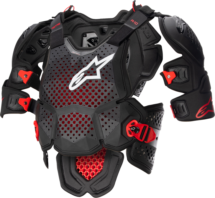 A-10 V2 Full Roost Guard - Black/Red - M/L 6700523-1431-Ml