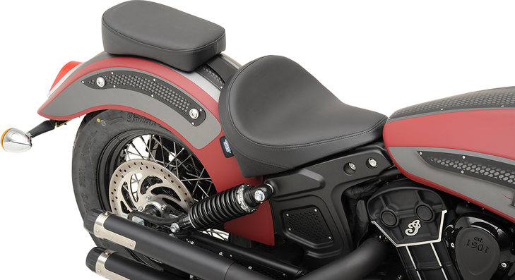 Drag Specialties Rear Seat - Smooth - Black - Scout Bobber '18-'22