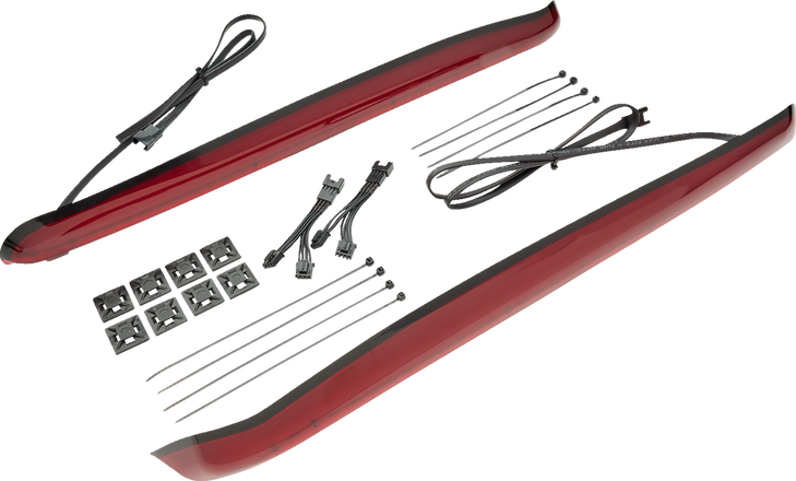 Ciro Led Bag Lights - Red Lens - Indian 46255