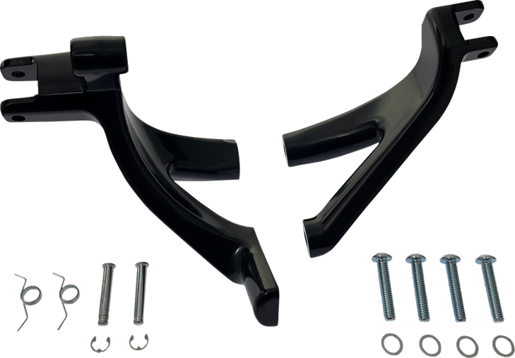 Drag Specialties Conversion Mount - Gloss Black - Fl