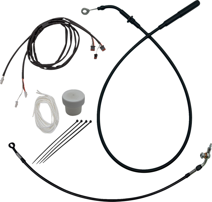 Ez Installation Kit - +6" - Fltr '21-'23 - Black 119916-B
