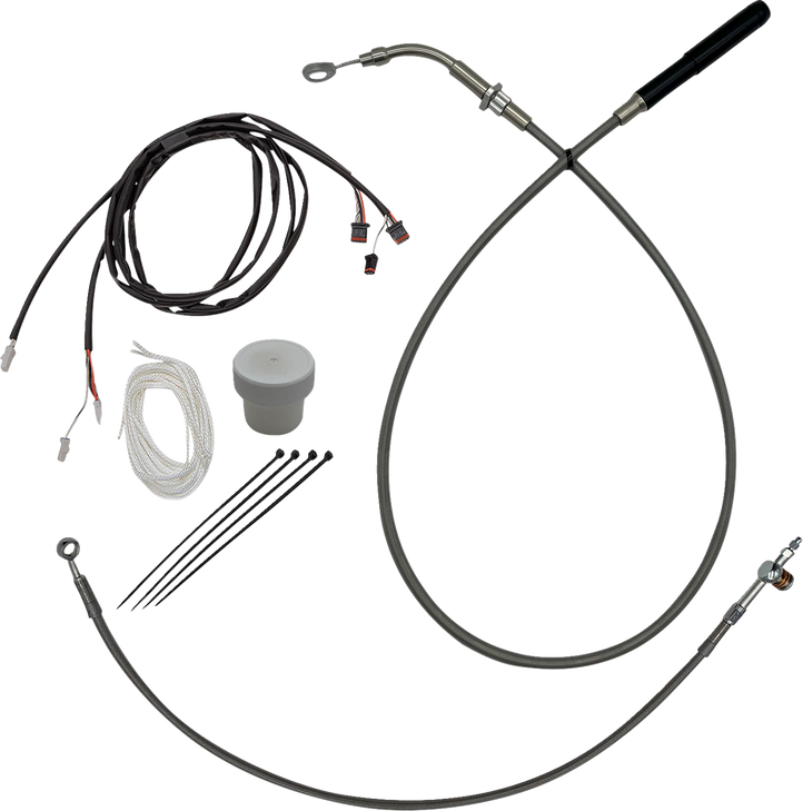 Ez Installation Kit - +4" - Flht, Flhx - Braided 119012