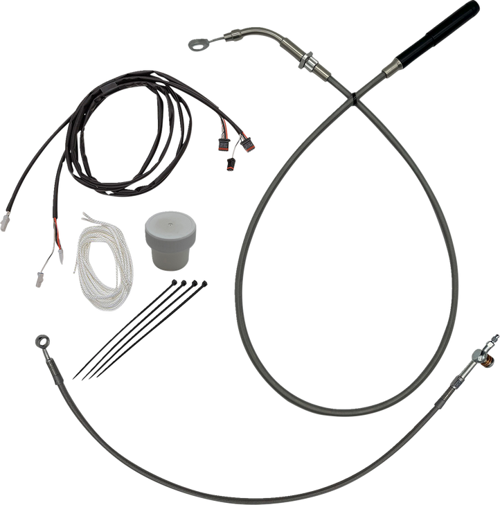 Ez Installation Kit - +6" - Flht, Flhx - Braided 119014