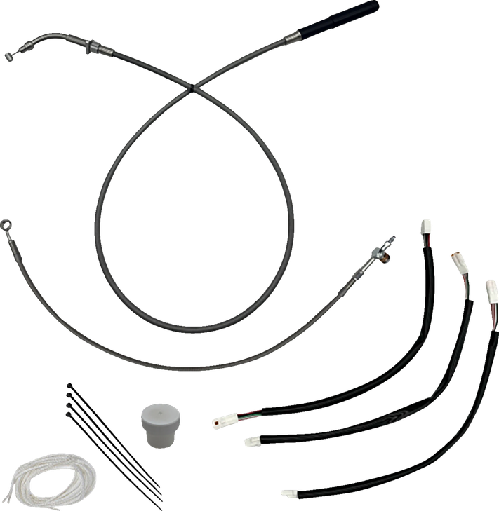 Fat Baggers Inc. Ez Install Kit - +2" - '23-'24 Flhx/Se - Braided 149011