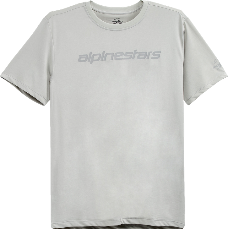 Tech Linear Performance T-Shirt - Silver - Large 12127500019L