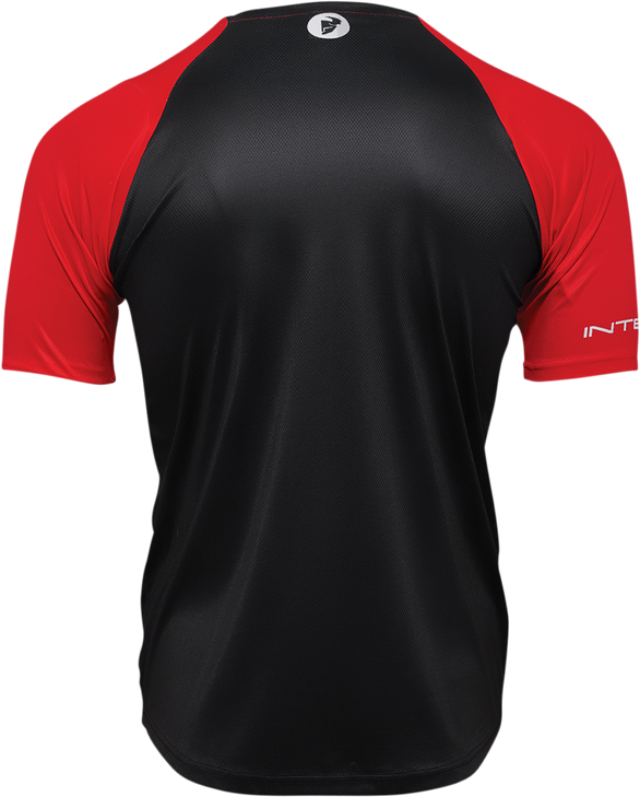 Thor Intense Chex Jersey - Red/Black - Xl