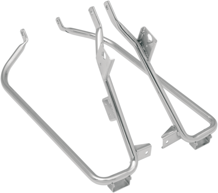 Drag Specialties Saddlebag Support Brackets - Chrome - Fl '09-'13
