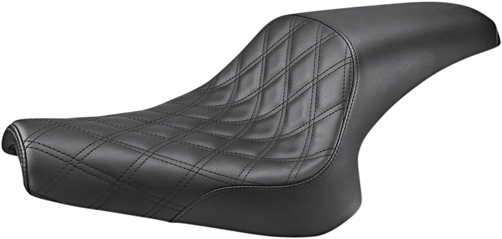 Saddlemen Seat - Profiler - 2-Up - Front Lattice Stitch - Black - Bolt Y13-16-149