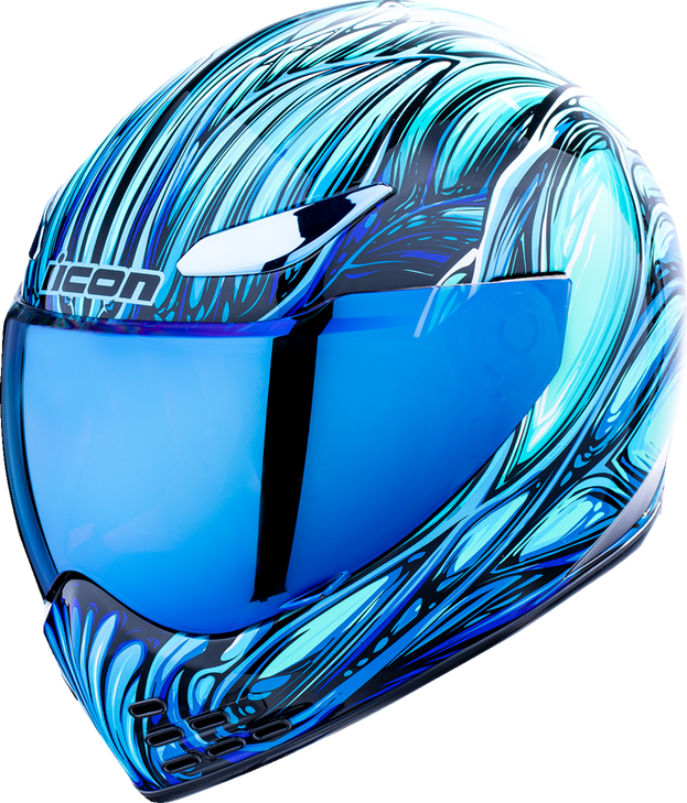Icon Helmet Domain Nouveau Blue 2X