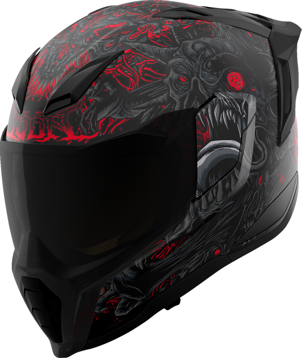 Icon Ultraflite Helmet - Misanthrope - Mips® - Black - 2Xl