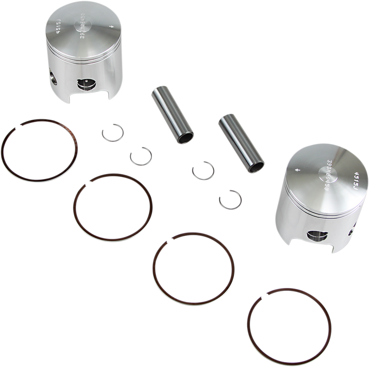 Wiseco Piston Kit - 64.50 Mm - Yamaha Rd350/Rd400 K130