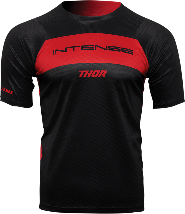Thor Intense Assist Dart Short-Sleeve Jersey - Black/Red - 2Xl