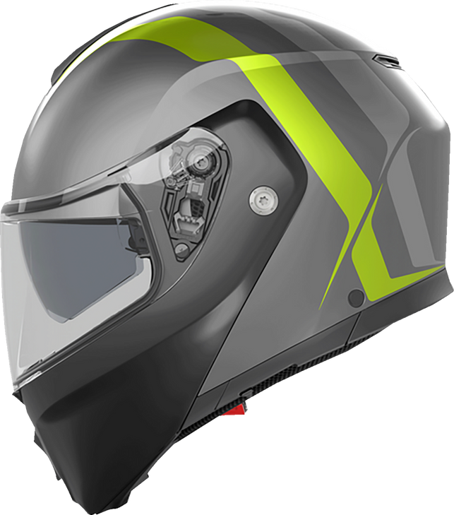 Streetmodular Helmet - Resia - Matte Gray/Black/Yellow Fluo - Medium 2118296002007M