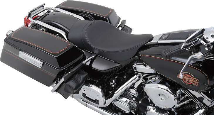 Drag Specialties Low Profile Solo Seat - Forward - Smooth - Flhr '97-'07