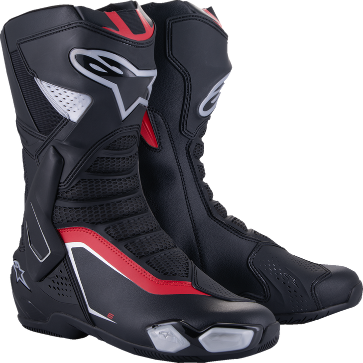 Smx-6 V3 Boots - Black/Silver/Red - Us 12/Eu 47 2223025-199-47