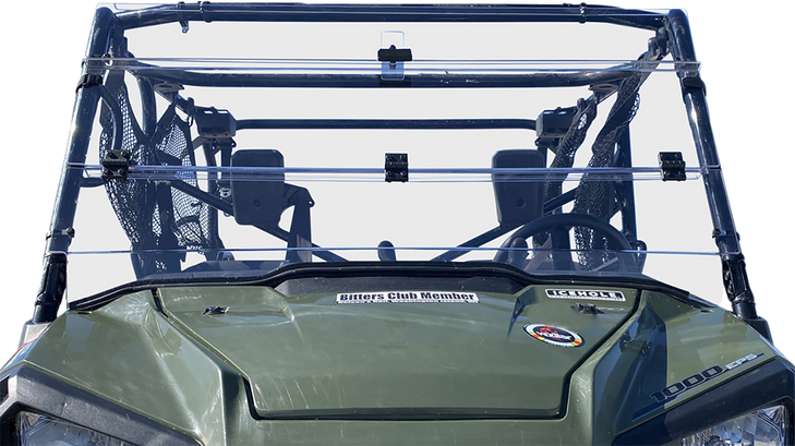 Moose Utility Full Folding Windshield - Deluxe - Pioneer V000258-12200M