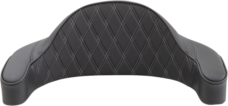 Drag Specialties King-Pak Pad - Double Diamond - Silver Thread