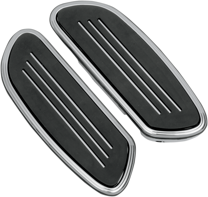 Drag Specialties Sweeper Floorboards - Passenger - Chrome - Fl