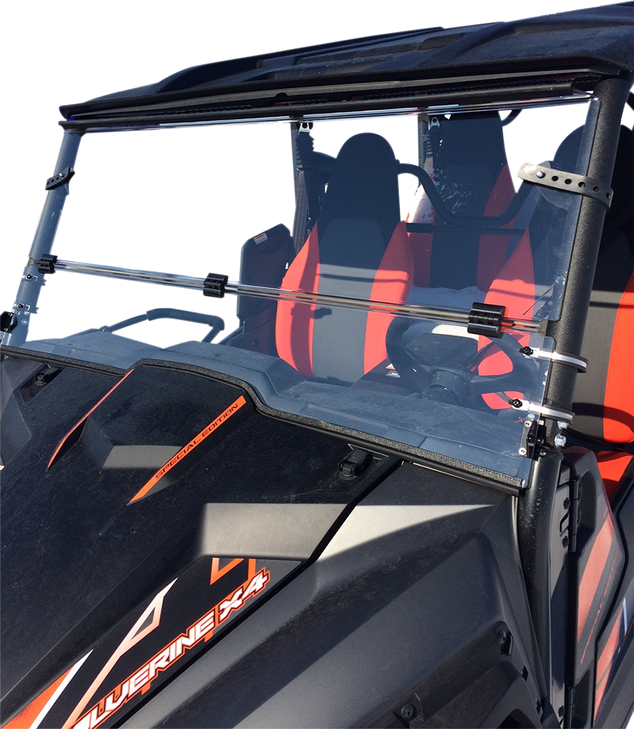 Moose Utility Full Folding Windshield - Wolverine Lema100-0042