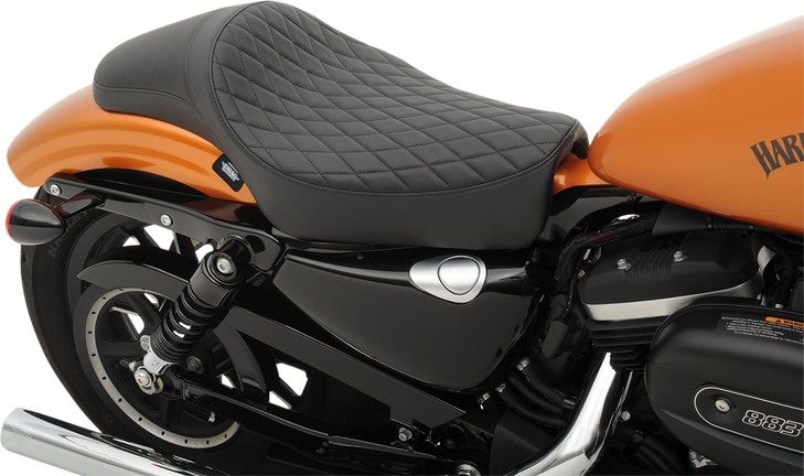 Drag Specialties Extended Predator Seat - Diamond Stitch - Xl '04-'22