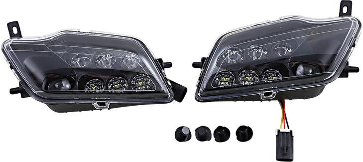 Moose Utility Led Headlight - Pioneer - Clear 400-1207-Pu