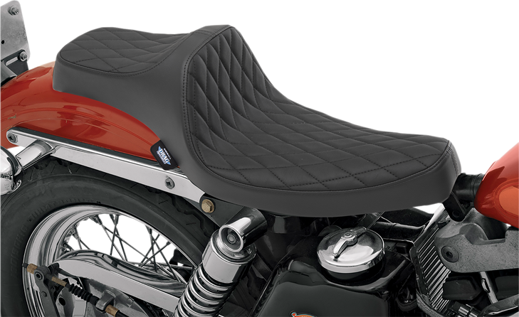 Drag Specialties Predator Iii Seat - Diamond Stich W/ Black Thread - Xl '57-'78