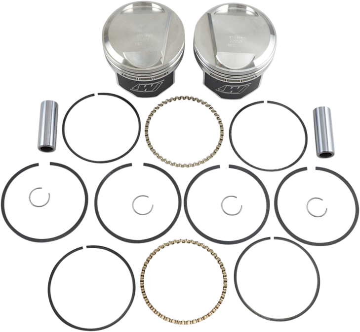 Wiseco Piston Kit - +0.005" - Evolution Big Twin 1340 Cc K1675