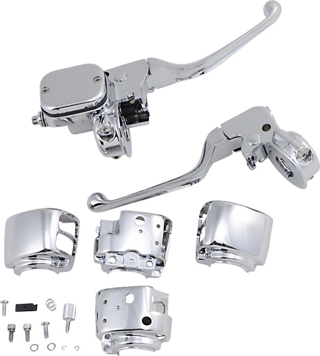 Drag Specialties Handlebar Control Kit With Mechanical Clutch - 11/16" Master Cylinder - '96 - '11