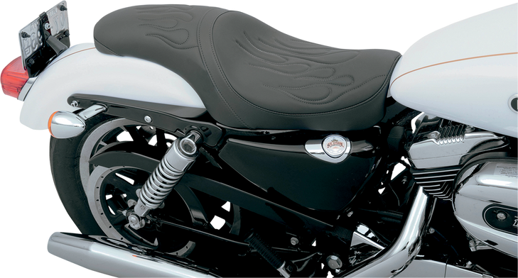 Drag Specialties Predator Seat - Flame Stitched - Xl '04-'22