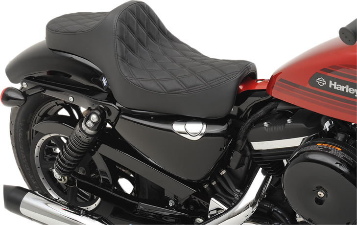 Drag Specialties Predator Iii Seat - Double Diamond - Black Stitching - 'Xl 04-'22