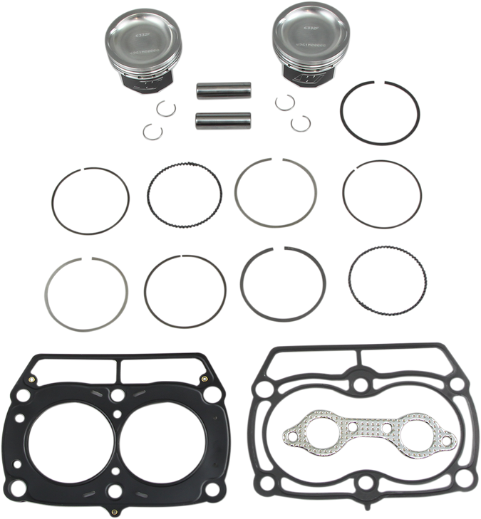 Wiseco Piston Kit With Gaskets - 80.00 Mm - Polaris Pk1861