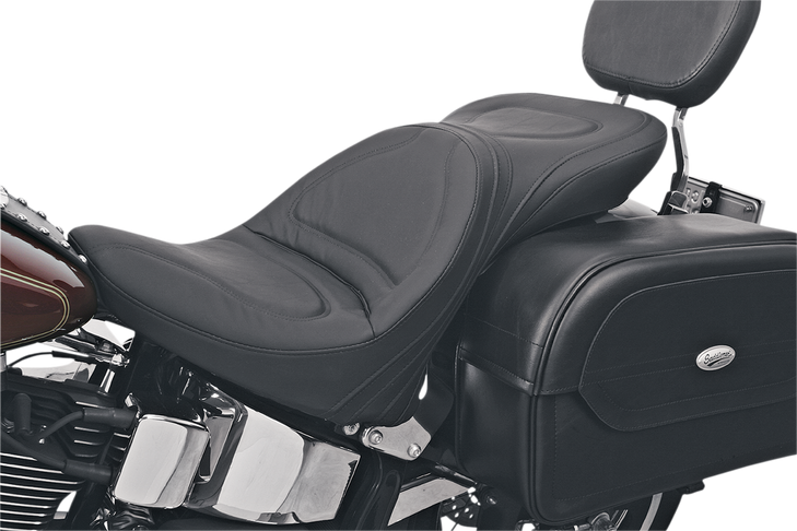 Saddlemen Seat - Explorer - Without Backrest - Stitched - Black - Softail 8150Js