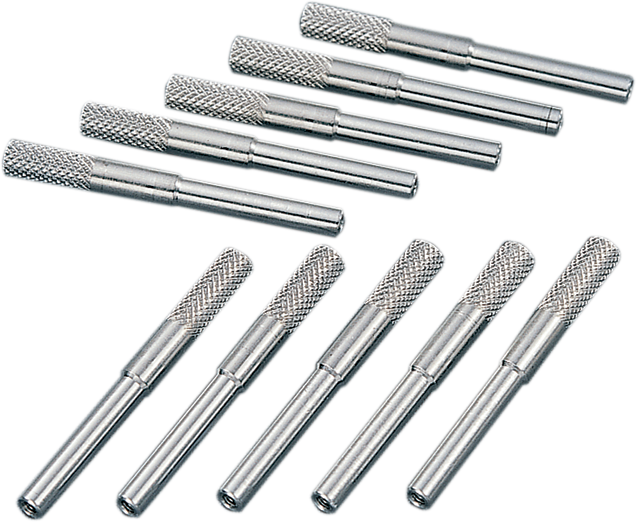 Drag Specialties Knurled Speedometer Reset Knobs - 10 Pack