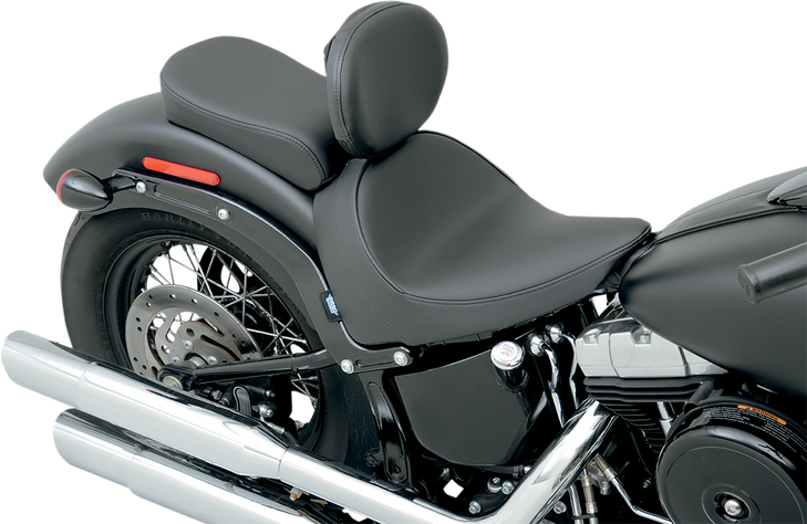 Drag Specialties Solo Seat - Smooth - Backrest - Fxs/Fls '11-'17