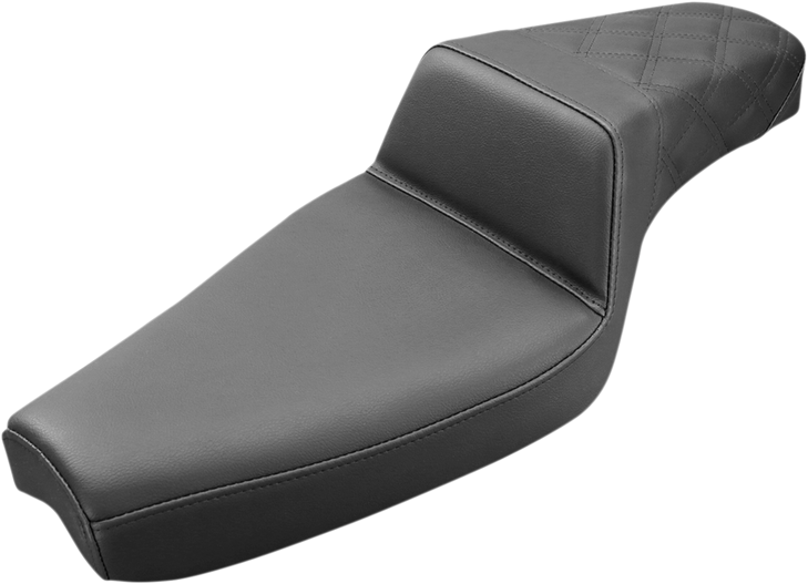 Saddlemen Step-Up Seat - Rear Lattice Stitch - Black - Xl 807-03-173