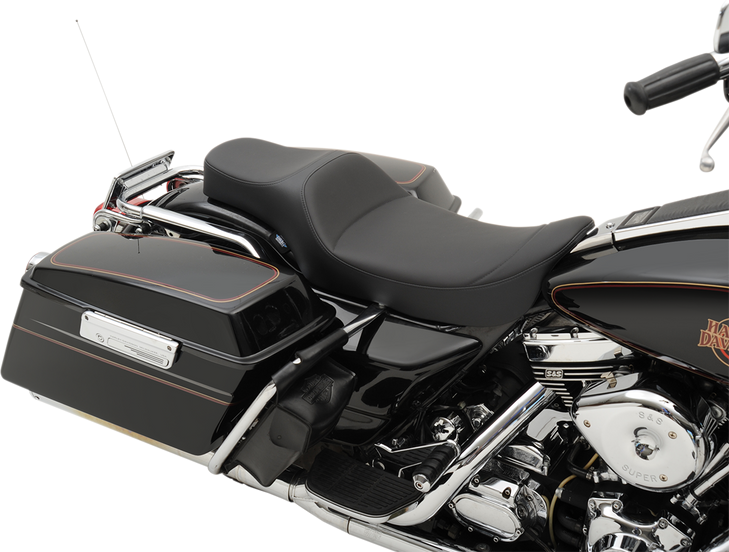 Drag Specialties Extended Reach Predator Seat - Mild Stitched - Fl '97-'07