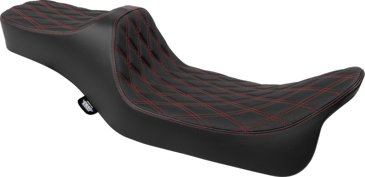 Predator Iii Seat - Extended Reach - Double Diamnd - Red Stitching - Flh/Flt '08-'24