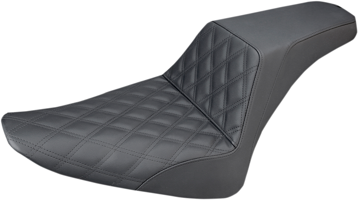 Saddlemen Step-Up Seat - Front Lattice Stitch - Black - Fls 812-26-172
