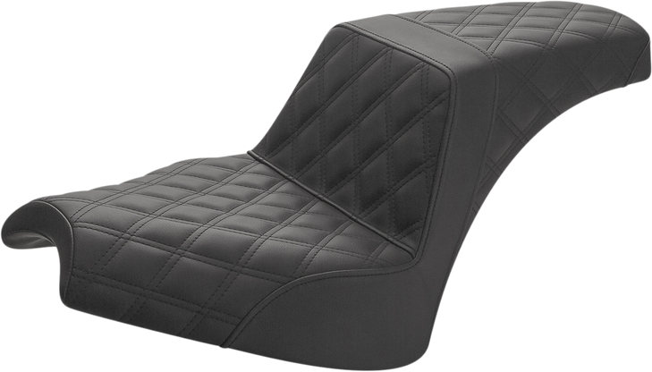 Saddlemen Step-Up Seat - Full Lattice Stitch - Black - Chief I21-04-175