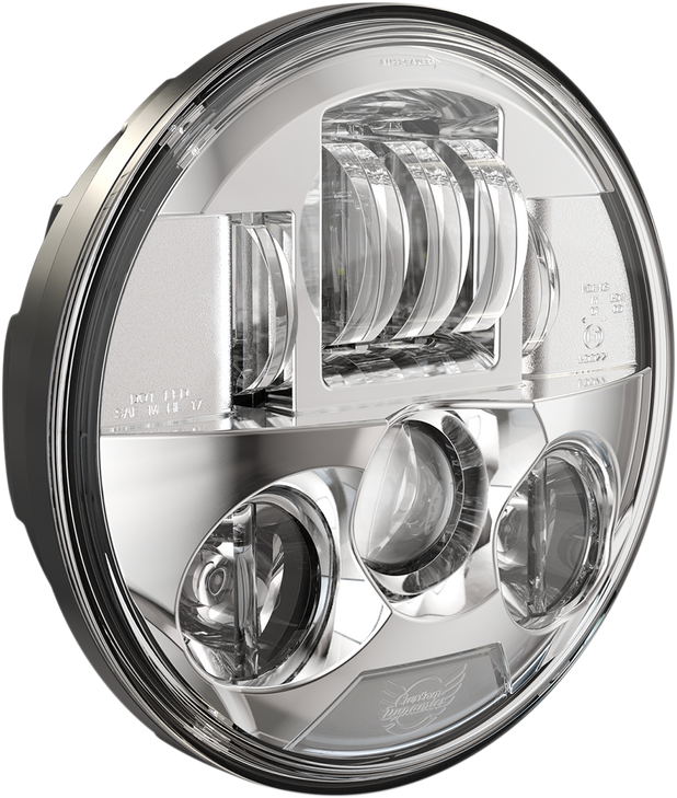Custom Dynamics 7" Probeam Led Headlamp - Indian - Chrome Pb-7-Ind-C