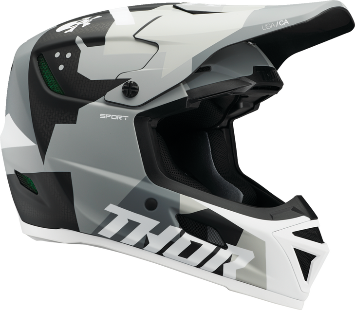 Reflex Sport Helmet - Carbon Brave - Mips - Gray/White - Large
