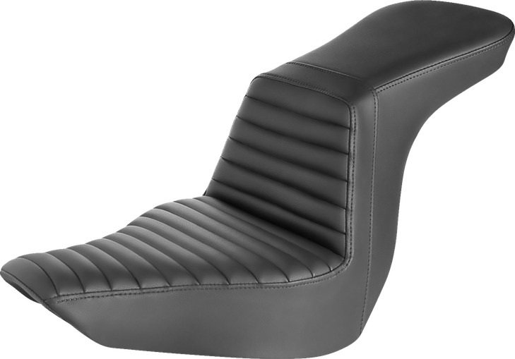 Saddlemen Step-Up Seat - Front Tuck-N-Roll - Black 818-29-191